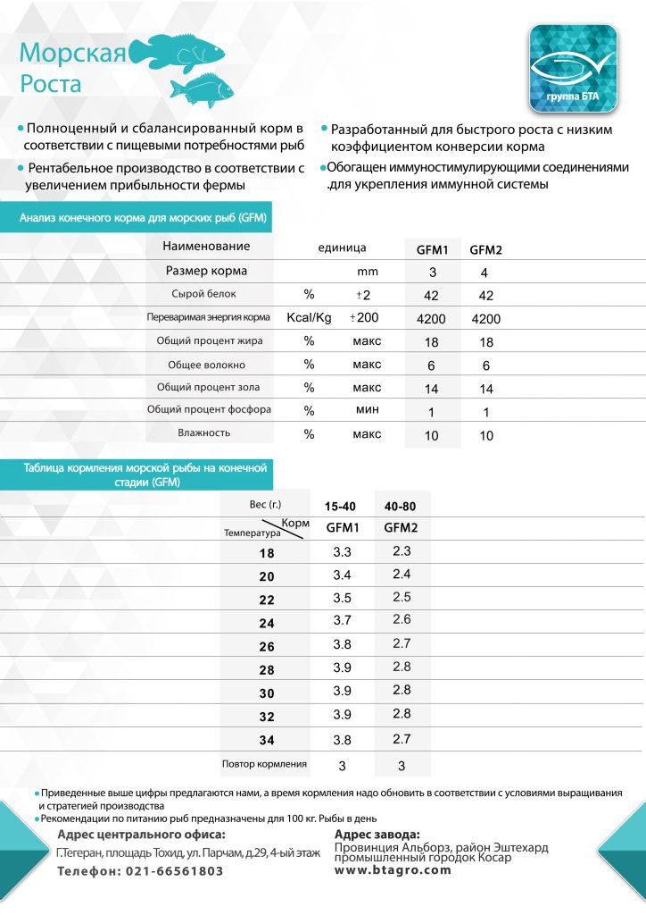 морских рыб